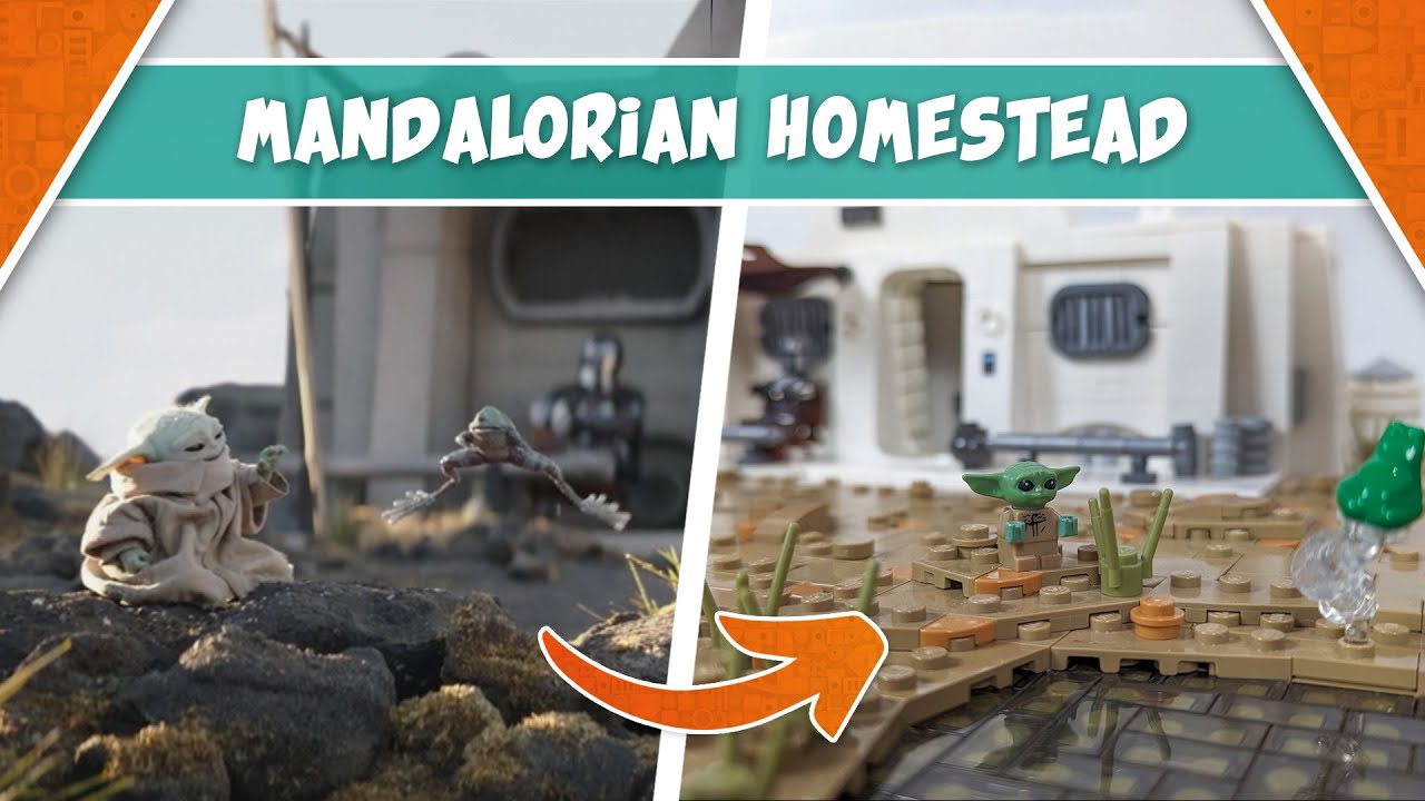 Mandalorian ending scene in LEGO | Star Wars MOC | @themandaloriancollab