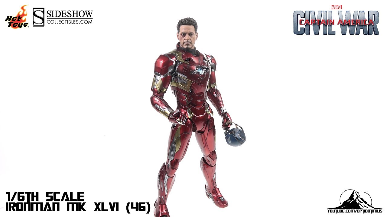 Обзоры Optibotimus: Hot Toys Captain America Civil War IRONMAN MK XLVI (46)