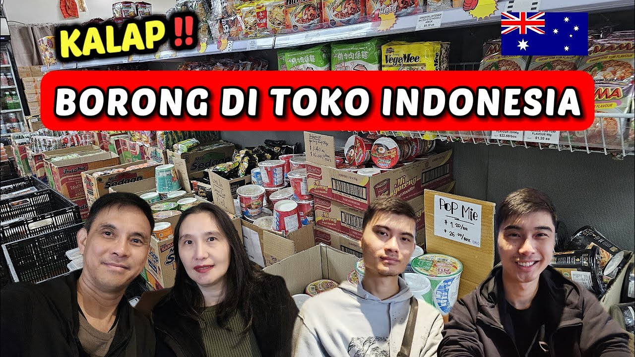 KALAP ‼️ BORONG DI TOKO INDONESIA DI AUSTRALIA 🇦🇺