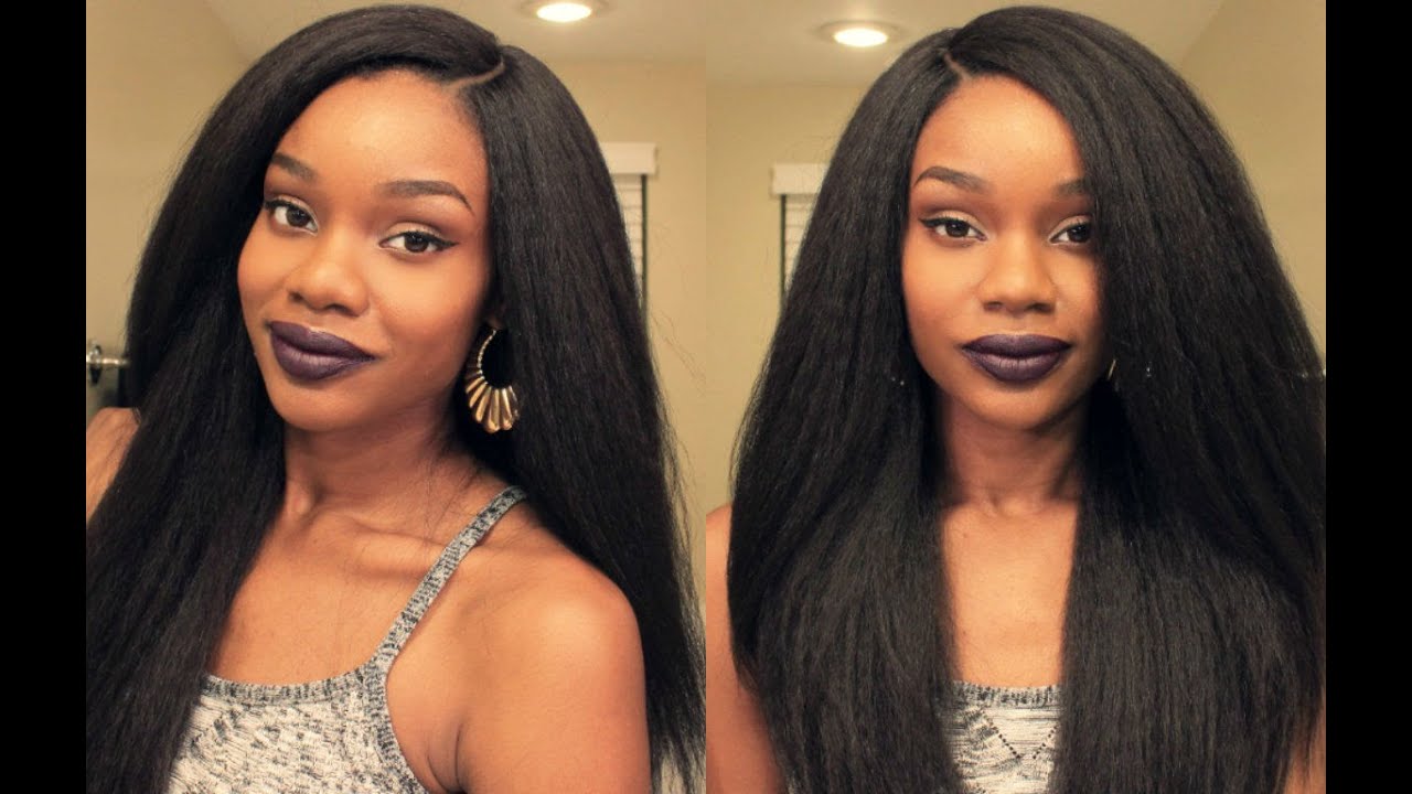 SUPER AFFORDABLE Italian Yaki Lace Wig For UNDER...  | L Part Outre Tess From Sistawigs.com