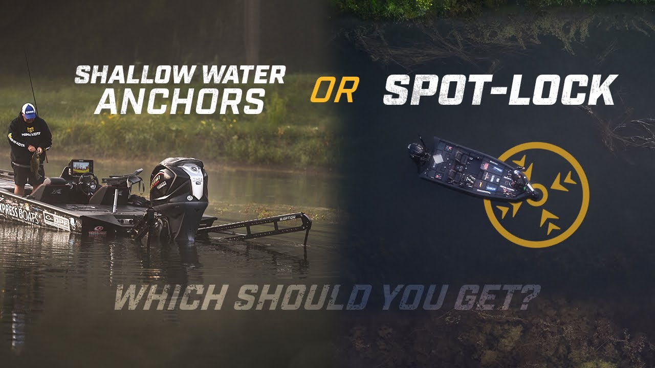 Trolling Motor with Spot-Lock or Shallow Water Anchors? [Which Should You Buy]