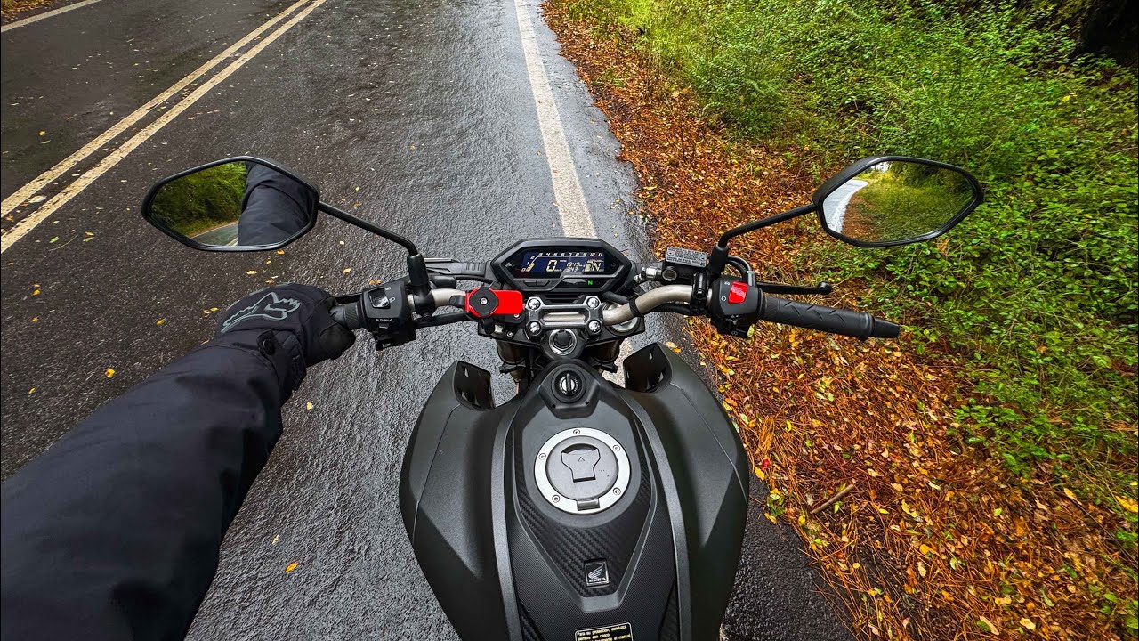 Rainy Roads 🌧️ | CB190R 2025-26 | Ace Pro 4K 60FPS