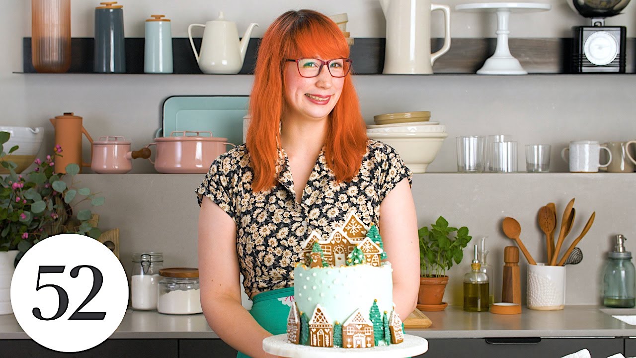 Snowy Christmas Cake with Kim-Joy
