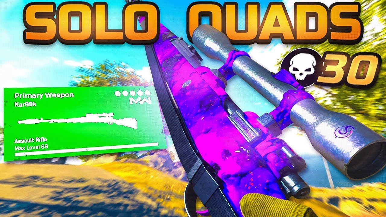 *30* Kill SOLO QUADS CLUTCH 🫣 (Rebirth Island Warzone)