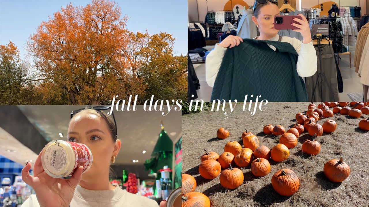 FALL VLOG 🍂 shop with me, sephora haul, apple orchard, cozy october days in my life