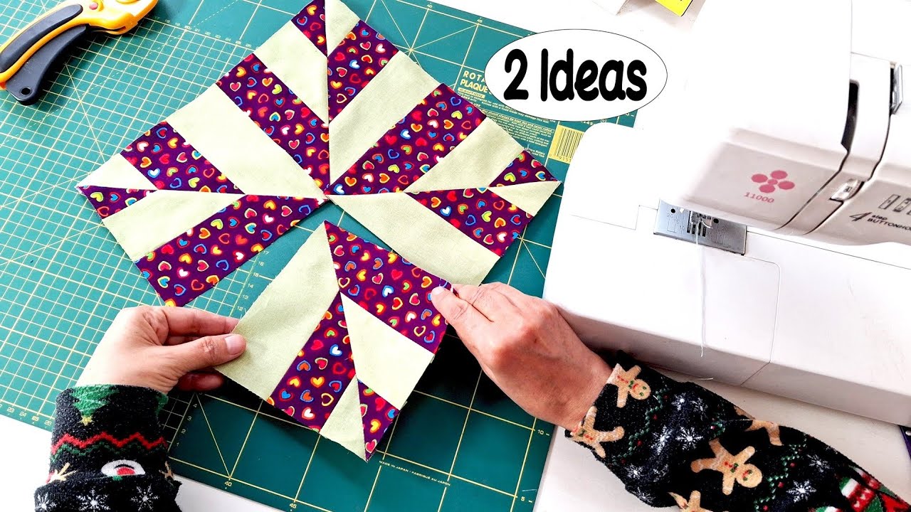 🌸From Fabric Scraps to a Stunning Patchwork
