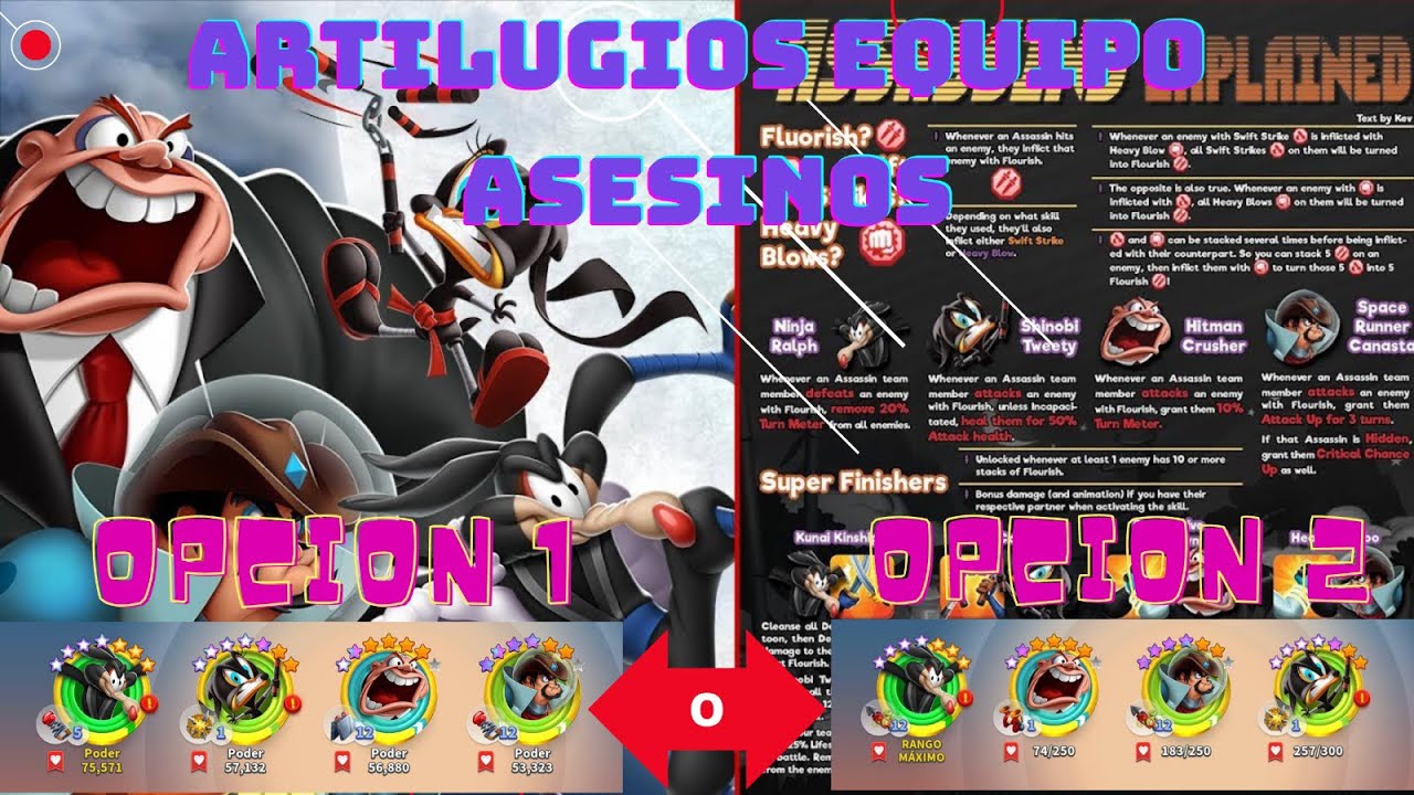 ARTILUGIOS PARA TU EQUIPO DE ASESINOS I CÓMO FUNCIONA I GUÍA I Looney Tunes Un Mundo De Locos