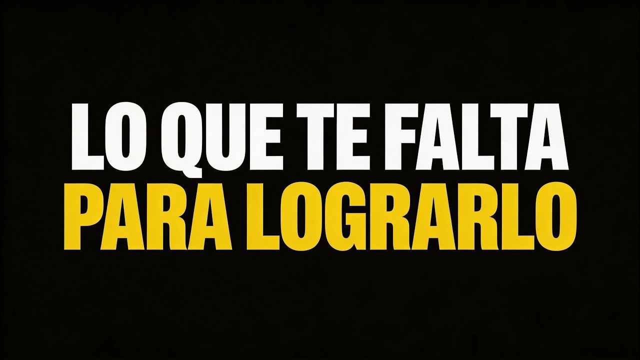 No logras tus metas porque ignoras esto