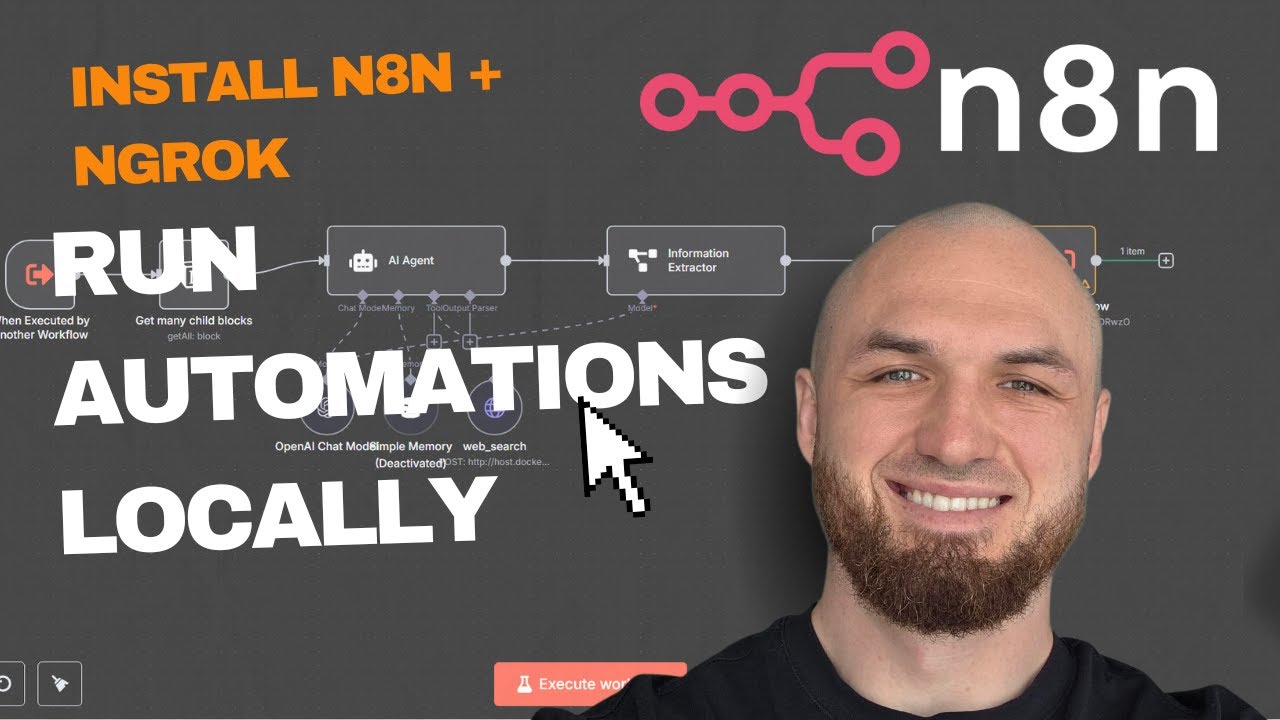 How to Install N8n Locally with Docker + Make Public Webhooks Using Ngrok (Full Setup)