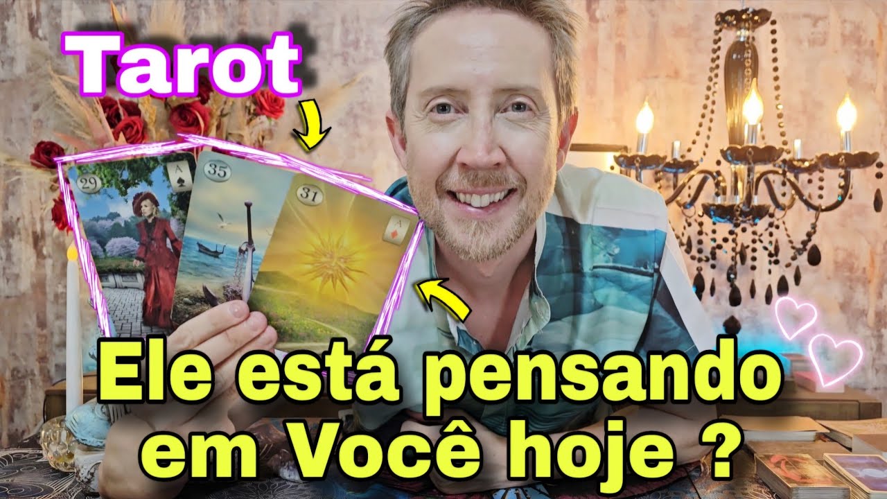 Ele está pensando em você hoje ? Como está a cabeça dele hoje ?Ele pensa em mim tarot?rei do oraculo