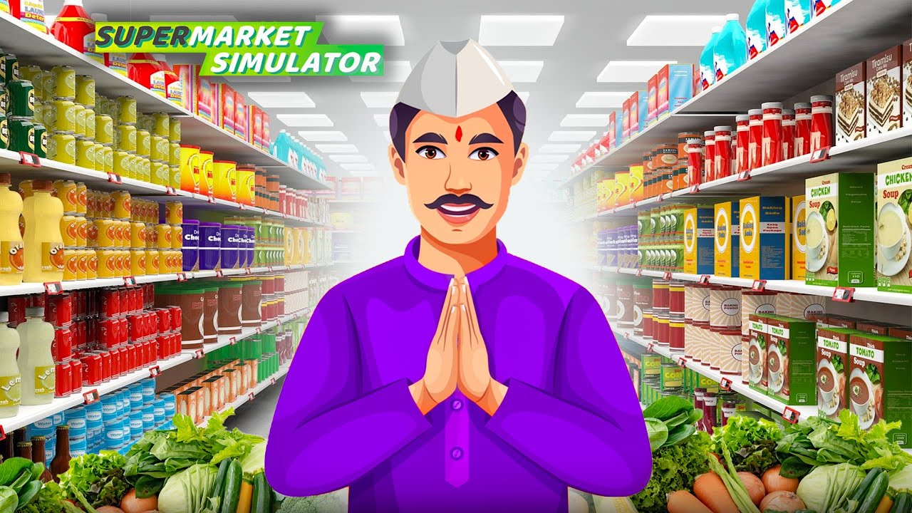 I Opened किराणा मालाच दुकान (Supermarket Simulator Part 1)