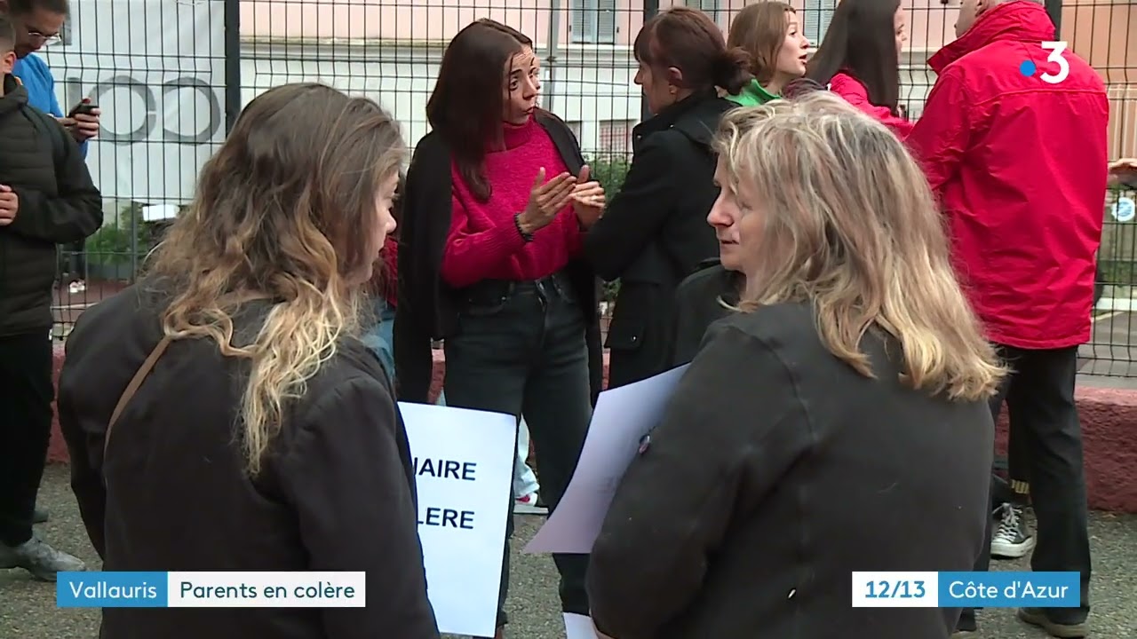 A Vallauris, le collège Pablo-Picasso bloqué par des parents d'élèves et des enseignants
