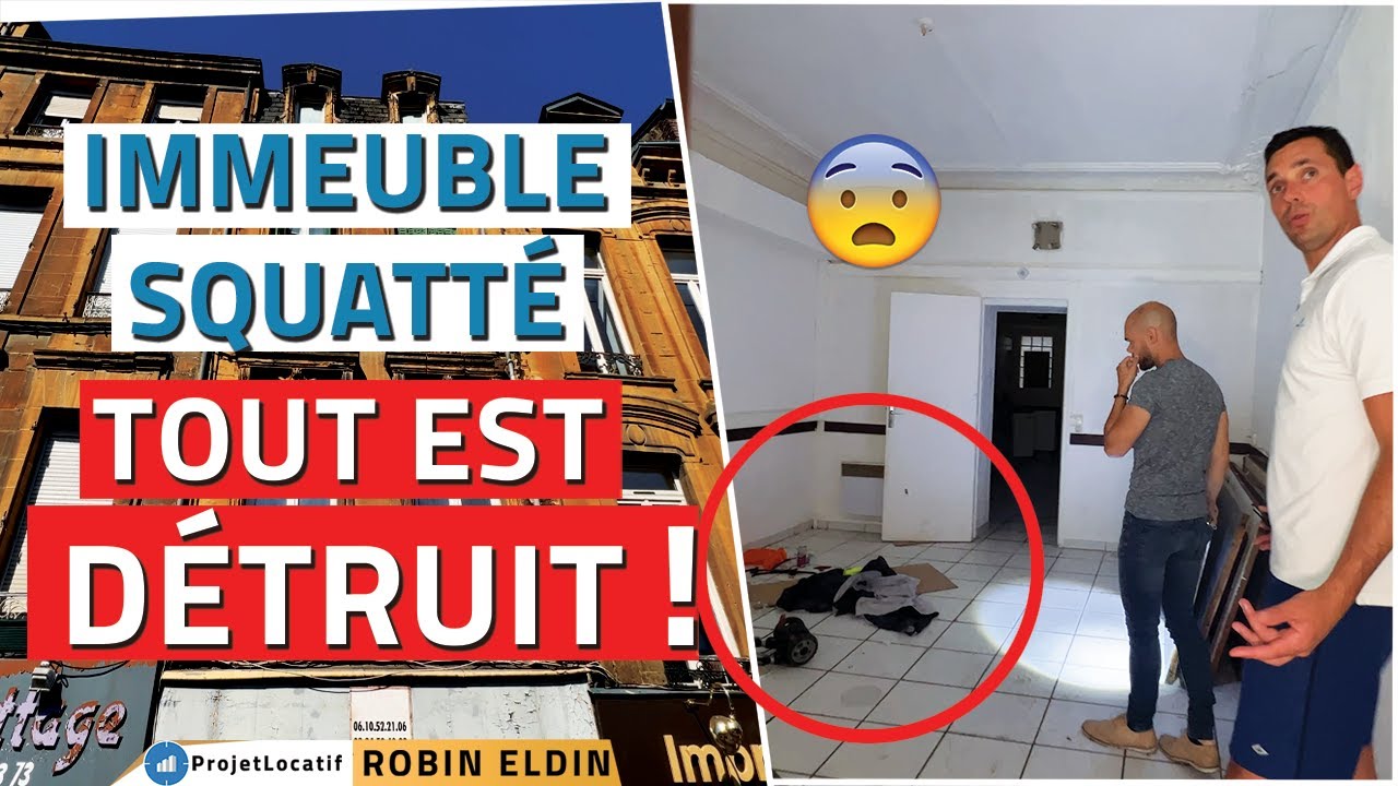 IMMEUBLE SQUATT&Eacute;  RENOVATION TOTALE et CR&Eacute;ATION de 6 APPARTEMENTS !