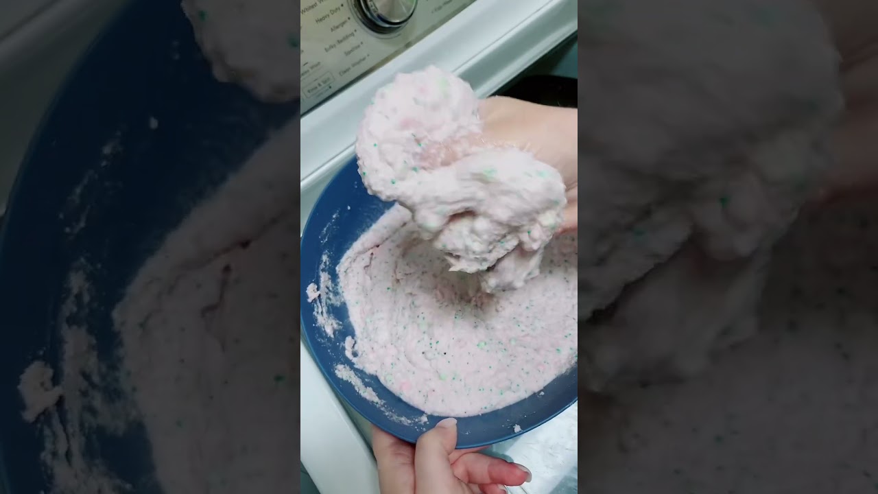 Best way to wash your rugs with a paste and oxi reaction with downy RR!! #laundrypaste #laundrytok