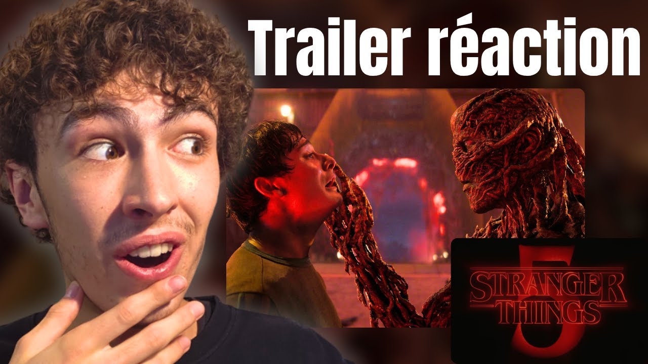 MA REACTION au TRAILER de Stranger Things SAISON 5 !