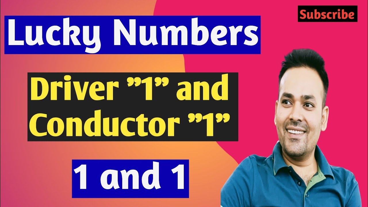Lucky name numbers for Driver 1 & Conductor 1||मूलांक 1 और भाग्यांक 1 #numerology #name #luckynames