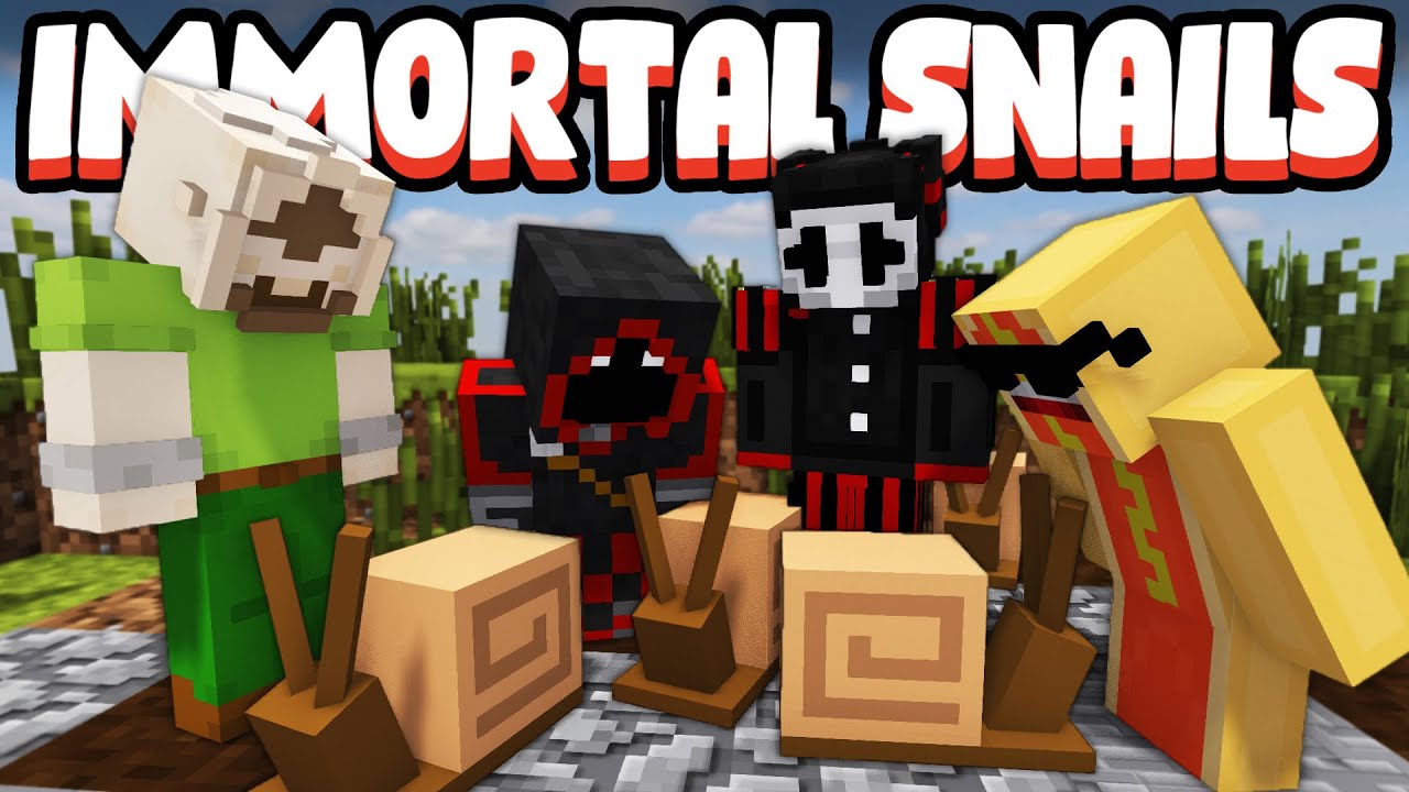 OP REALM SMP Members Meet Their Immortal Snails!