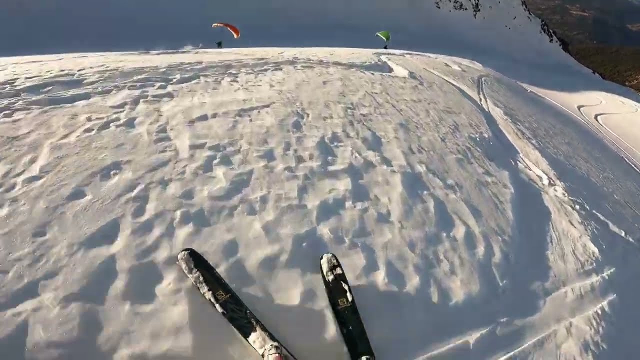 Speedriding run Valfréjus Le Seuil, BRUT sans montage