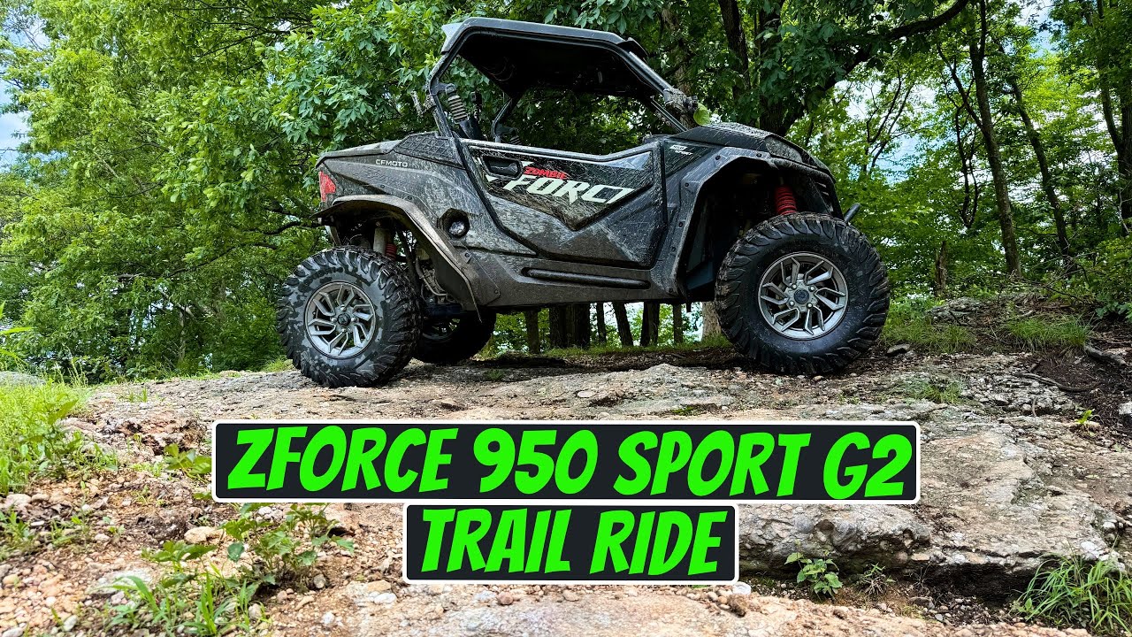 Riding ZFORCE 950 Sport G2 on Rough Terrain is CRAZY Fun!