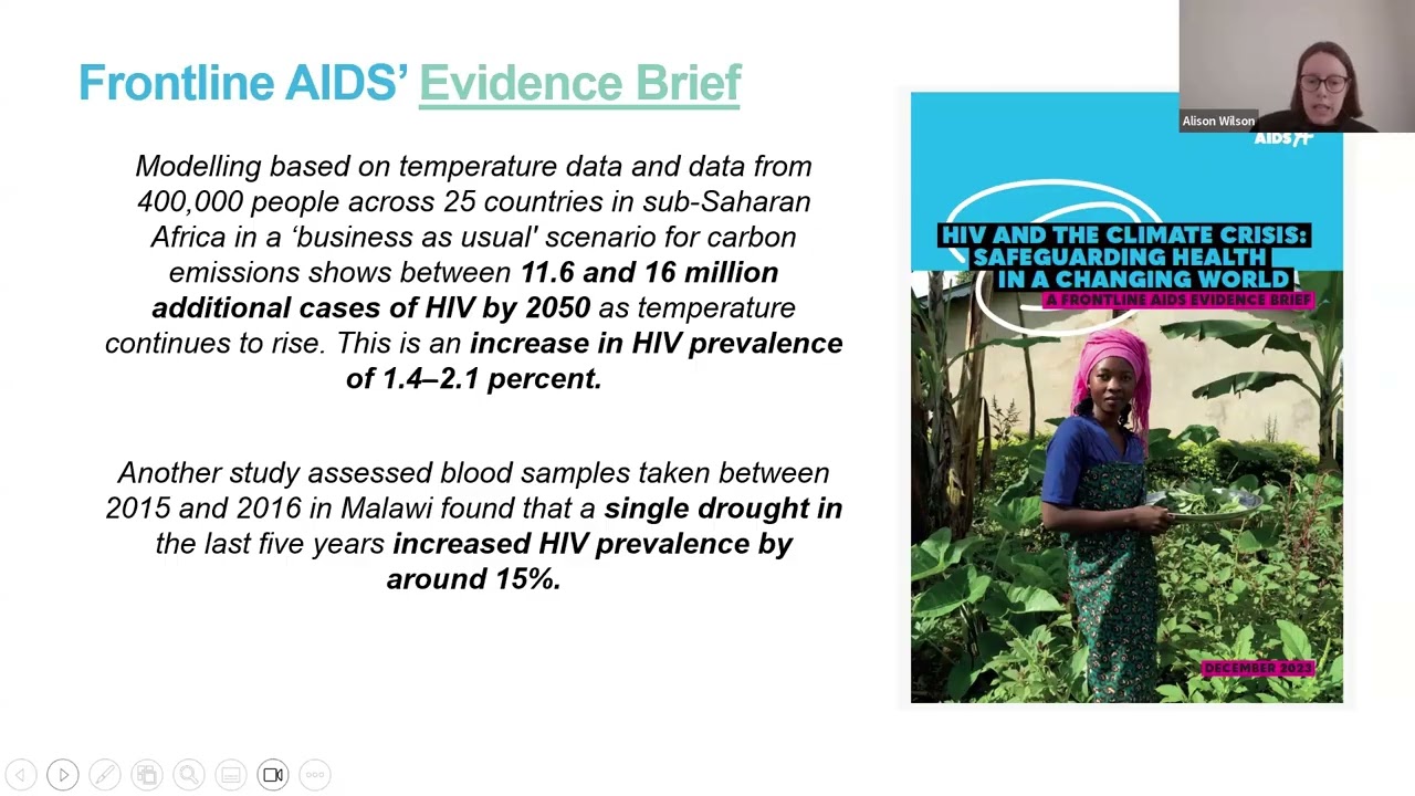 SSLN  Webinar | HIV Prevention in a Changing Climate