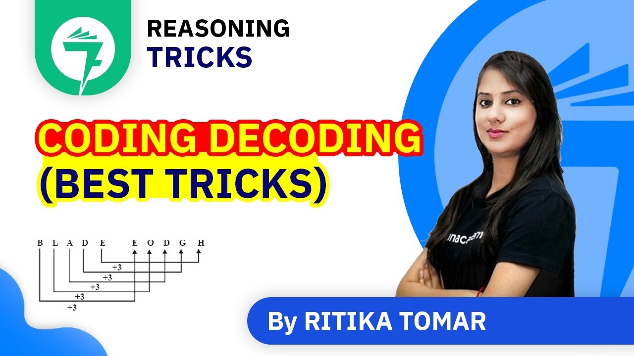 7-Minute Reasoning Tricks | Coding Decoding (Best Tricks) | By Ritika Tomar