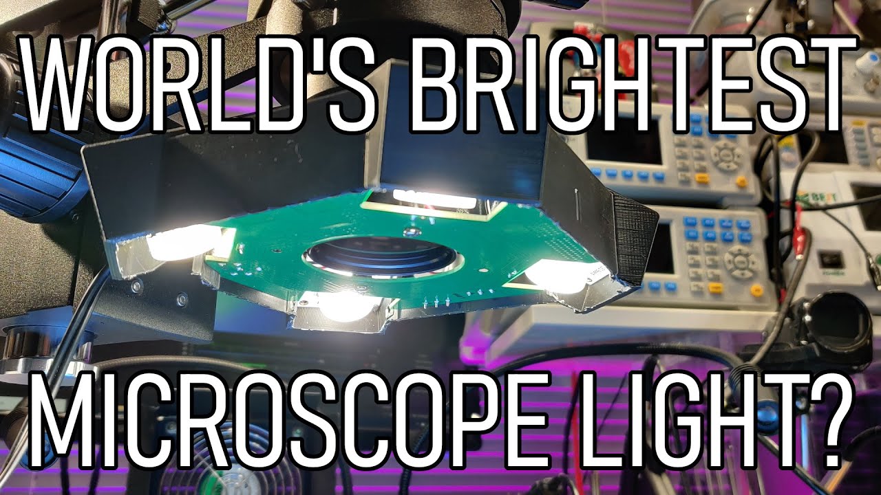 SDG #175 Cree XHP50.2 LED Microscope Ring Light is ☀️ BRIGHTER THAN THE SUN ☀️