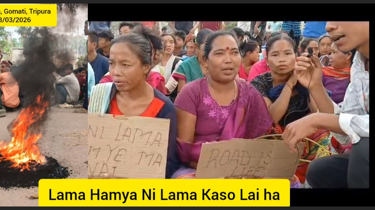 Khokchoi Laiha Ompi-Amarpur Road Block//Betha gingsa laiha