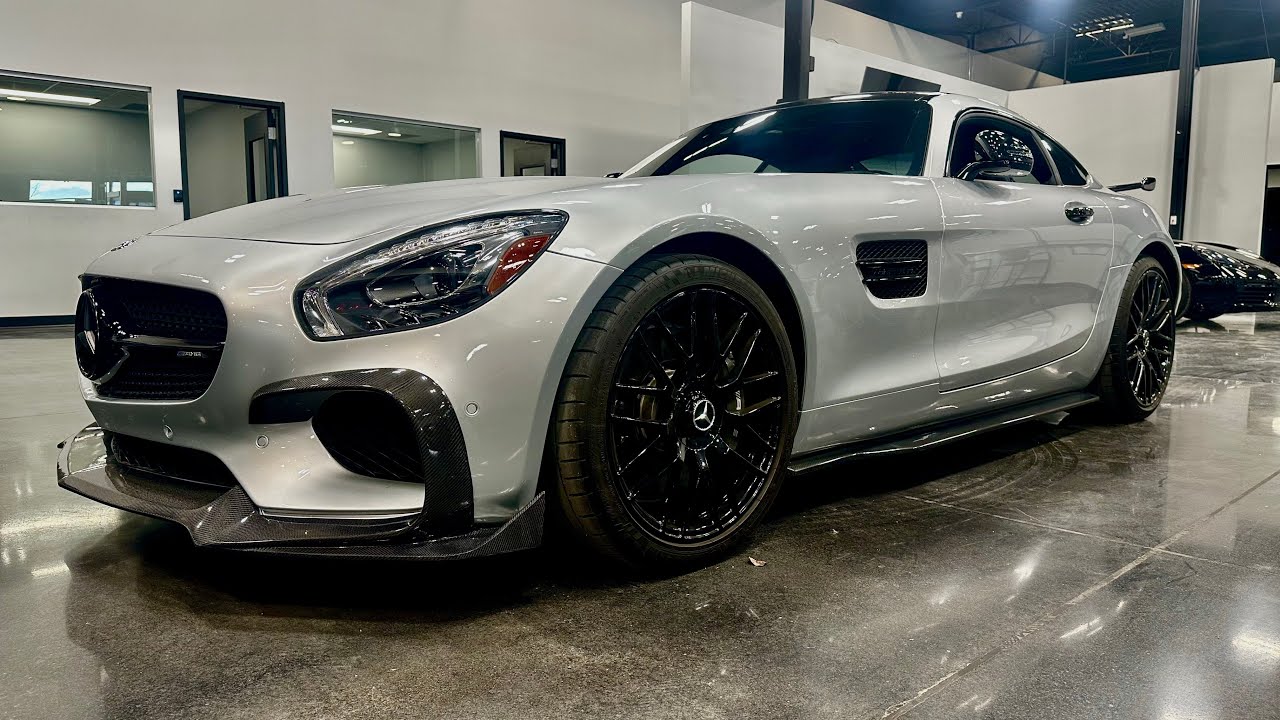 2017 Mercedes-Benz AMG GT Walk Around and Revs
