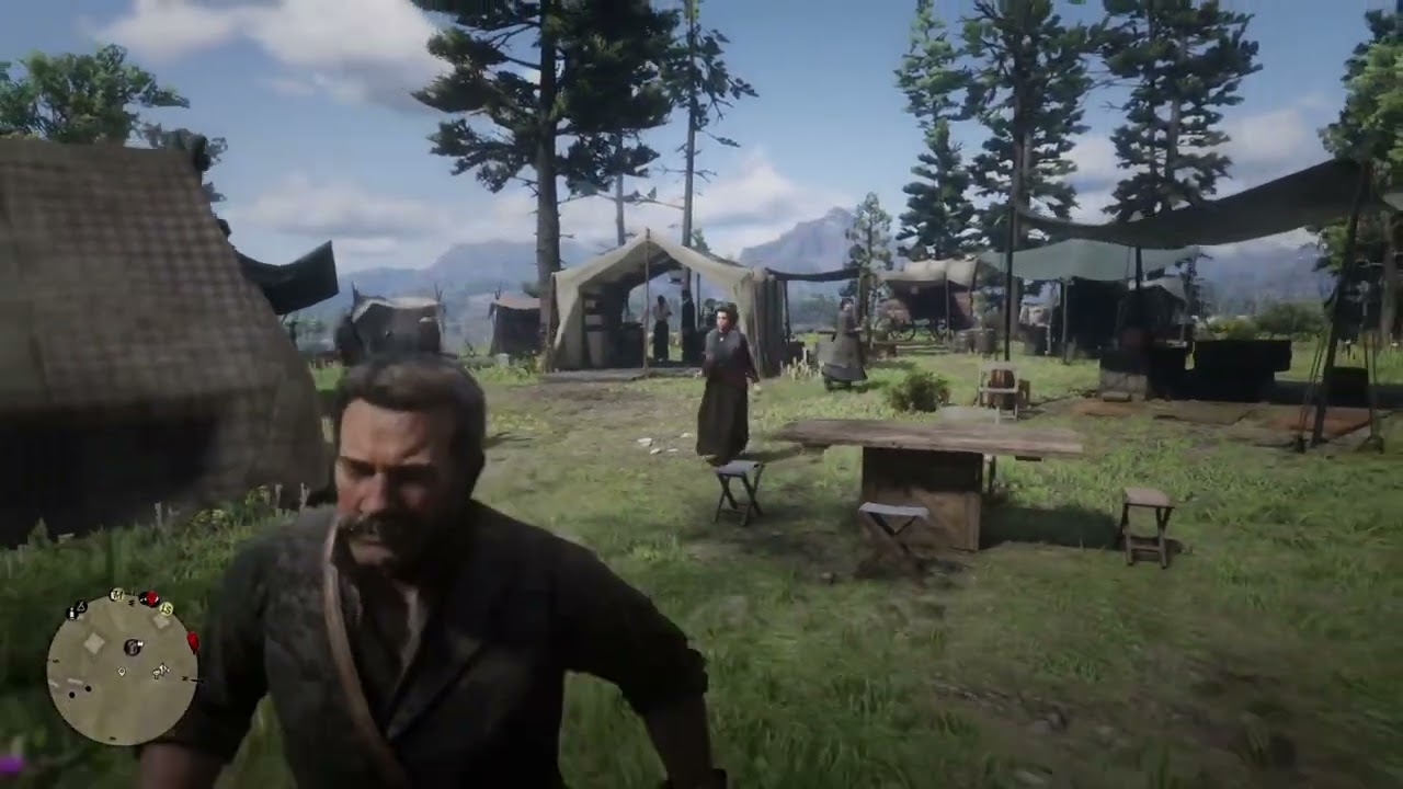 Arthur Escapes Miss Grimshaw - Red Dead Redemption 2