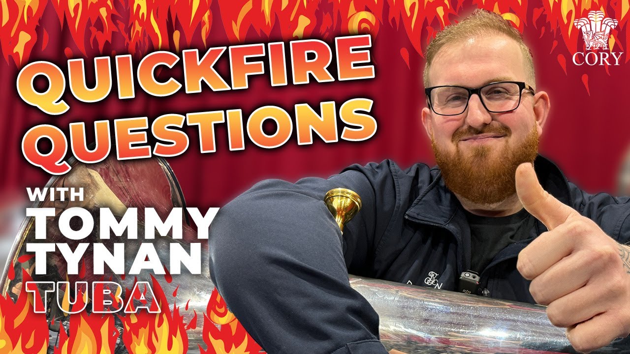 Quickfire Questions 🔥 with Cory Band Principal Eb Tuba, Tommy Tynan.