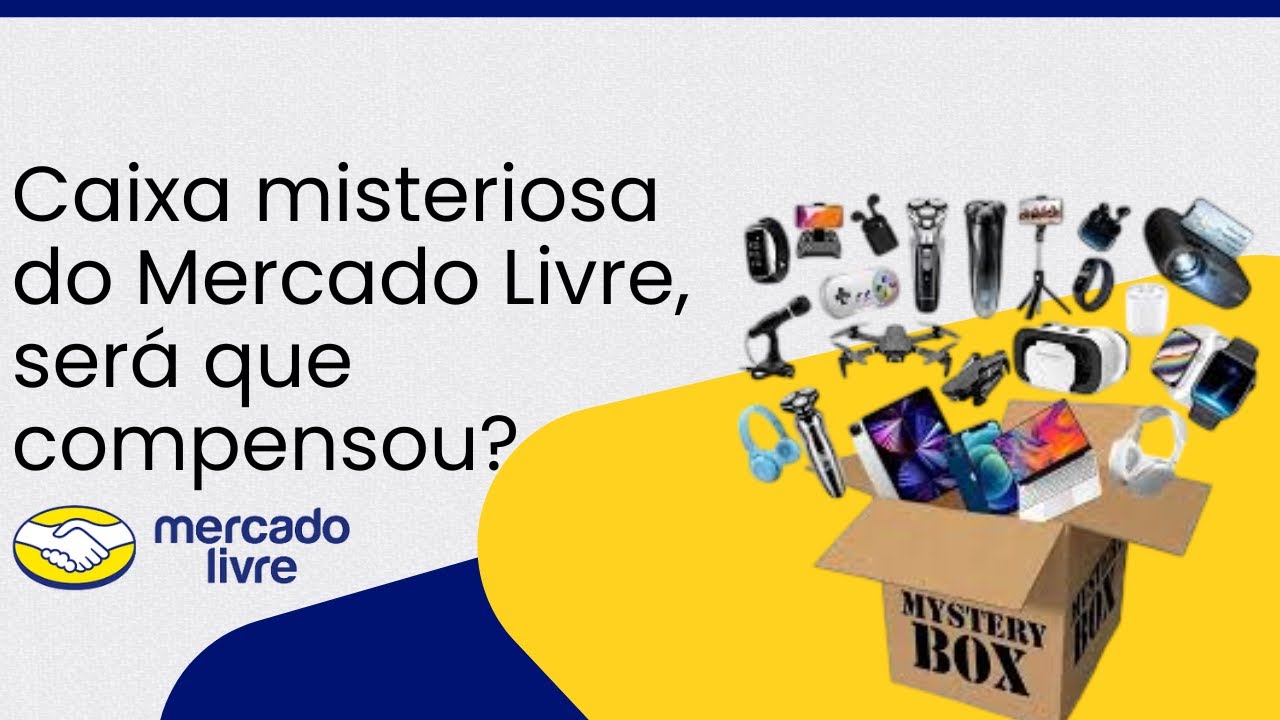 ABRI UMA CAIXA MISTERIOSA DO MERCADO LIVRE E ME SURPREENDI | UMA DAS MELHORES CAIXAS QUE RECEBI
