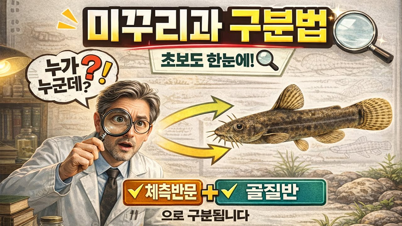 미꾸리과 제1편 | 미꾸리과(Cobitidae) 구분법 | 물고기이야기