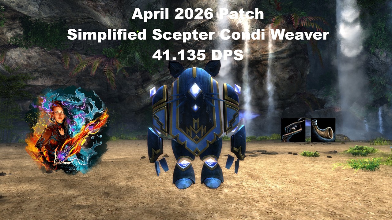 April 2026 Patch - Simplified Scepter Condi Weaver (41.135 DPS)