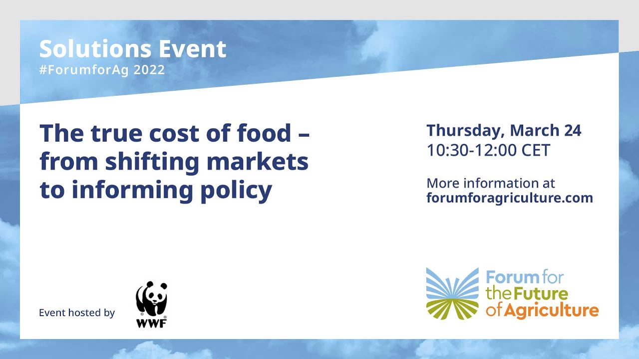 The true cost of food &ndash; from shifting markets to informing policy