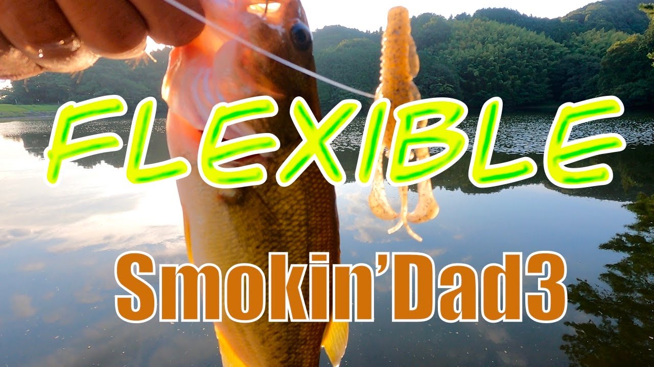 【Bass Fishing】FLEXIBLE Smokin'Dad 【NOIKE】【Pond Fishing】