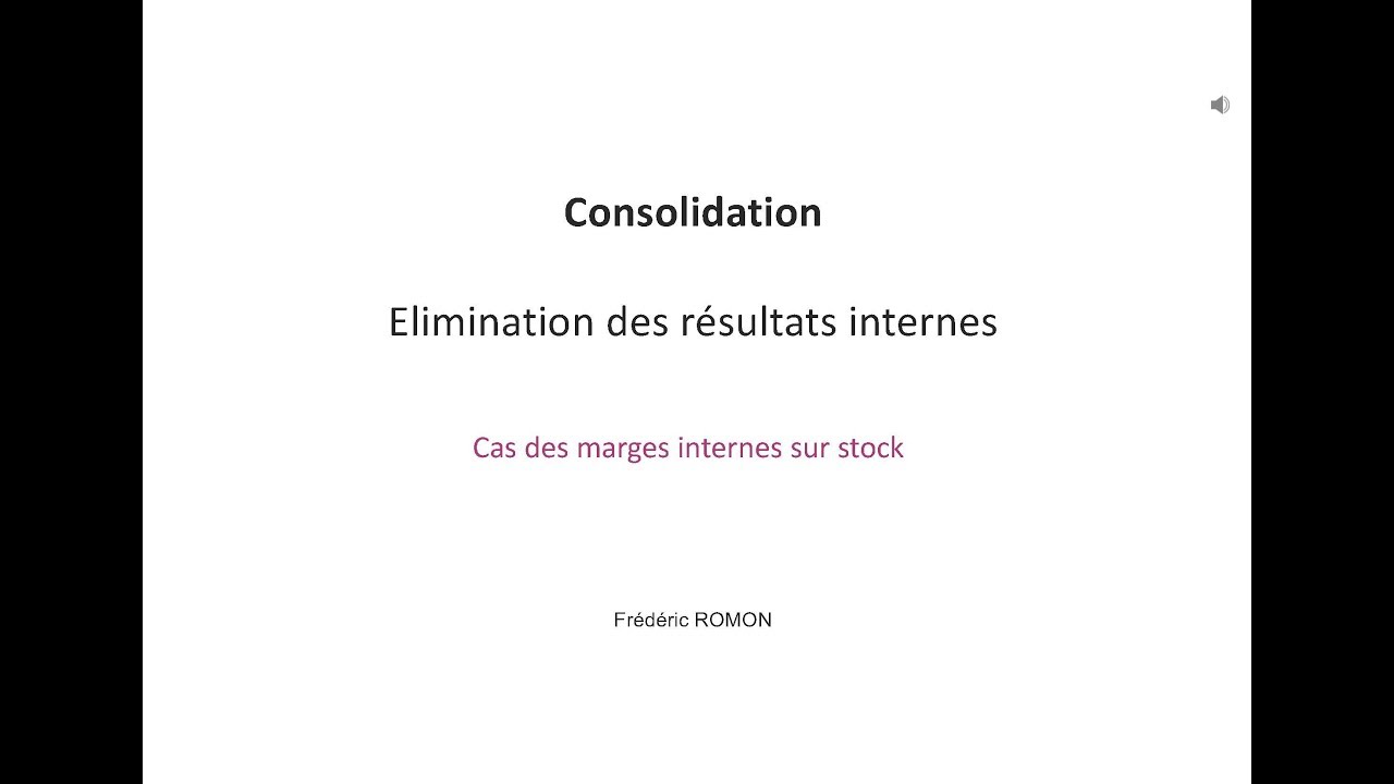 Marges internes sur stocks