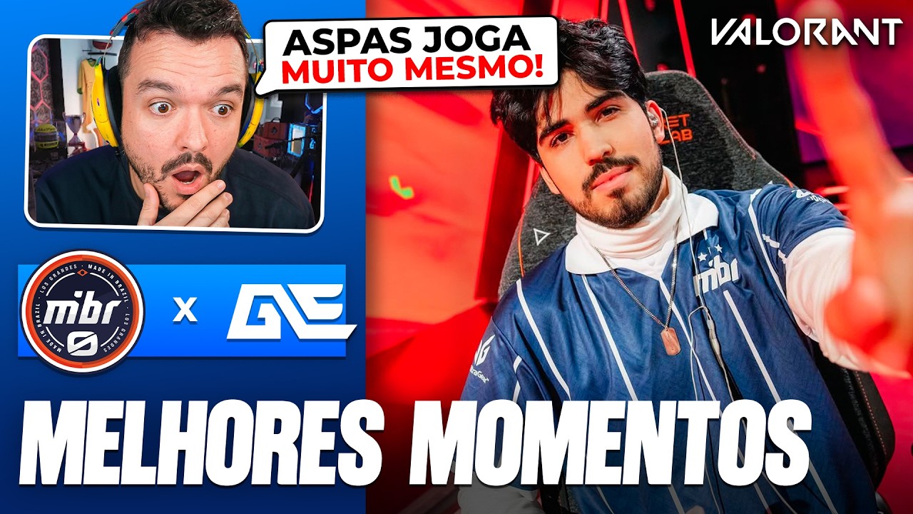 ASPAS &Eacute; O GOAT DO VALORANT?! - MIBR.LOS x Global Esports - EWC MELHORES MOMENTOS