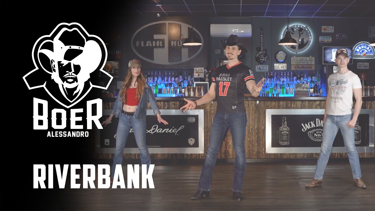Riverbank | Official Line Dance Tutorial by Alessandro Boer