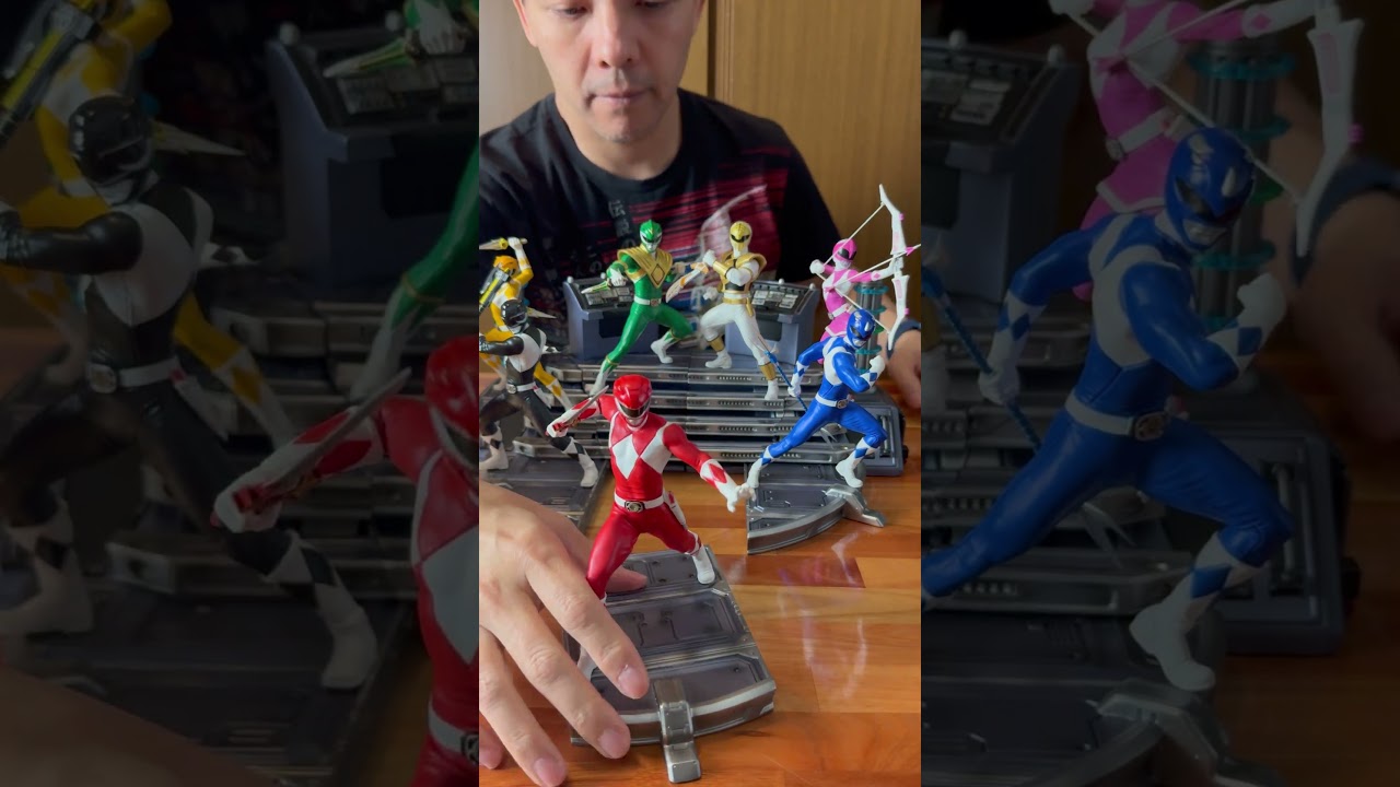 Diorama Power Rangers: Iron Studios