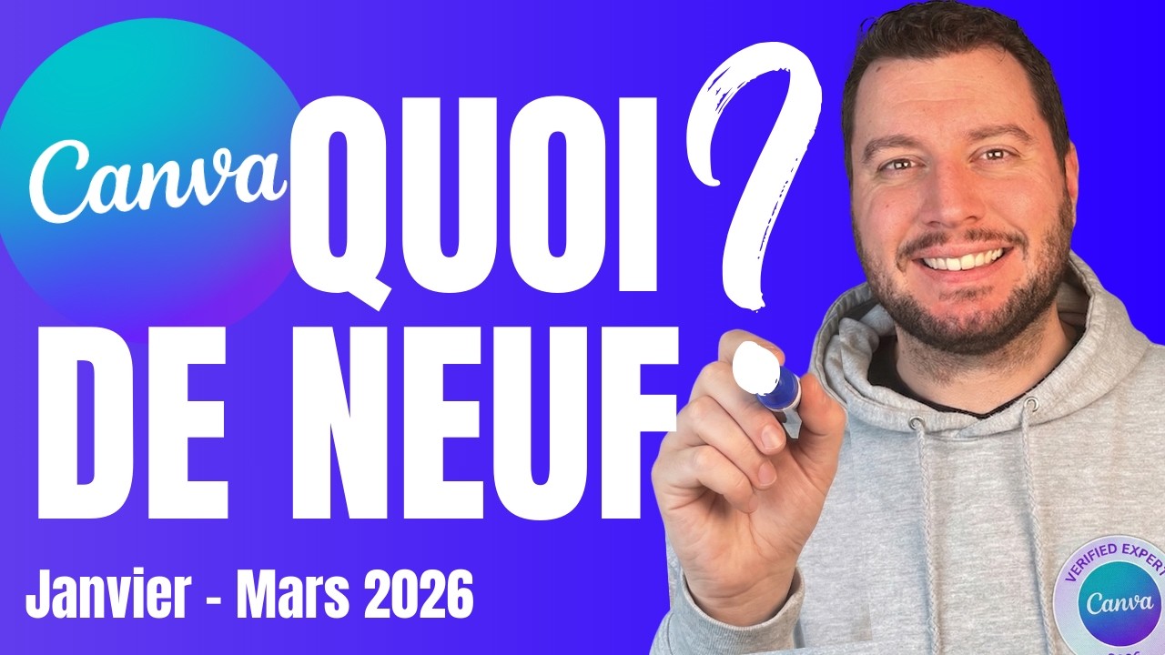Canva : Les NOUVEAUTÉS début d'année 2026