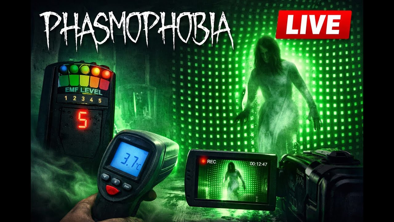dos investigadores un fantasma ( phasmofobia)