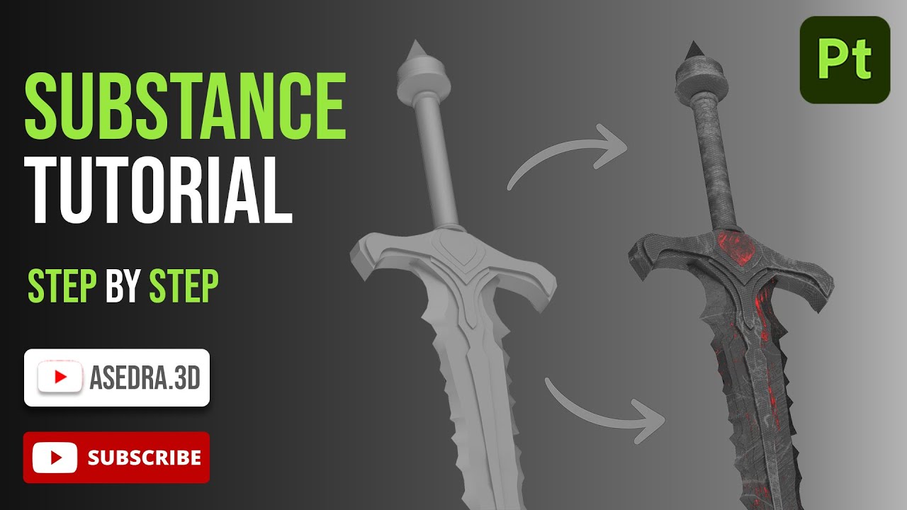 From Gray to Epic | Sword Texturing in Substance Painter (Beginner Tutorial)