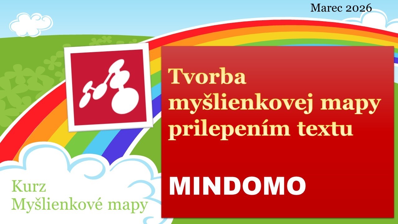 MINDOMO - Tvorba myšlienkovej mapy prilepením textu do mapy z ChatGPT, GEMINI, Markdown formát