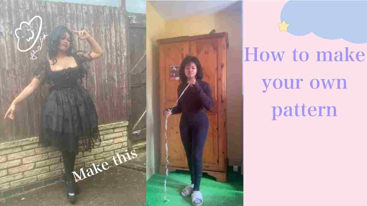 How I make a gothic lolita dress tutorial epliogue, part 0 (How to make a pattern)