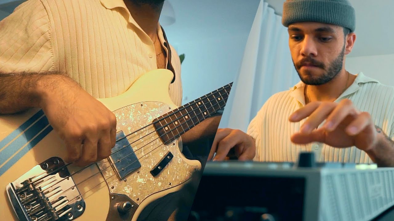 MPC Live 2 Lo-Fi beat: Recording Keys, Bass and Acoustic Guitar