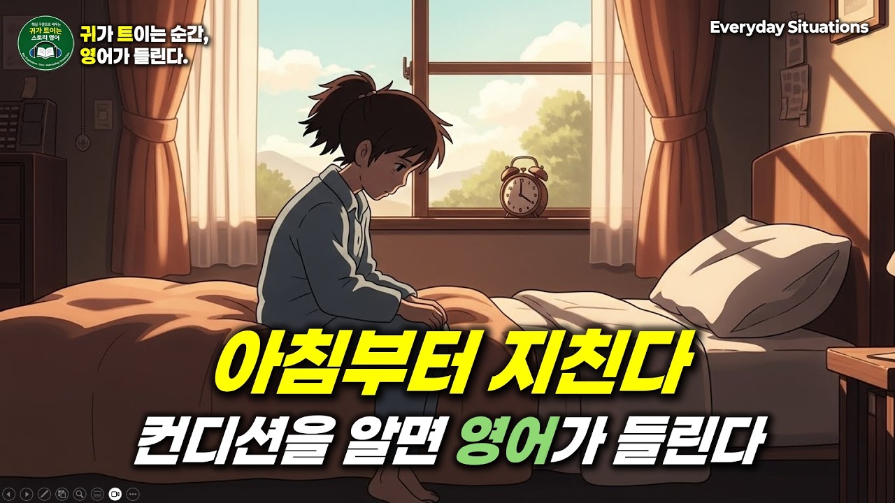 💬왜 아침은 항상 이렇게 힘들까? | 상황별 일상 대화 영어 듣기