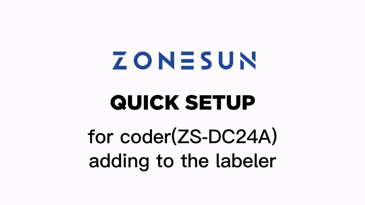 ZONESUN How to install ZS-DC24A to a labeler