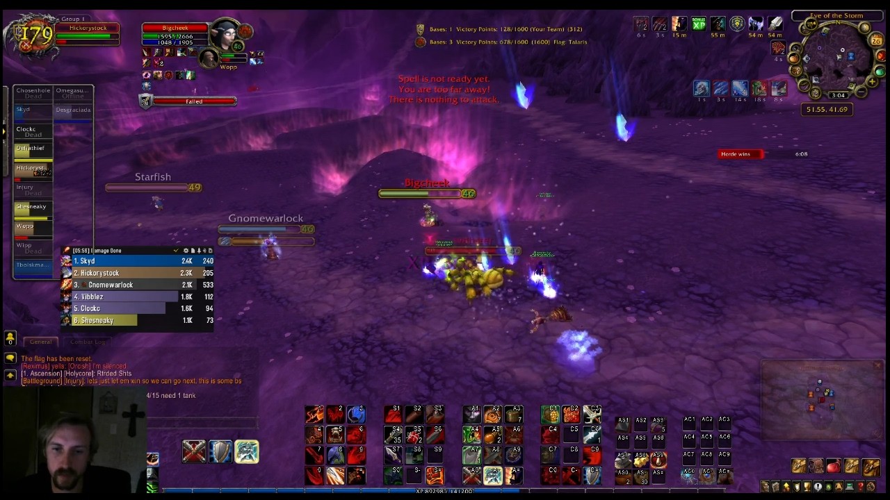 Dragon Scream (Roar), Lvl 49 Warrior pvp--Hickorystock---Ascension Bronzebeard Gameplay
