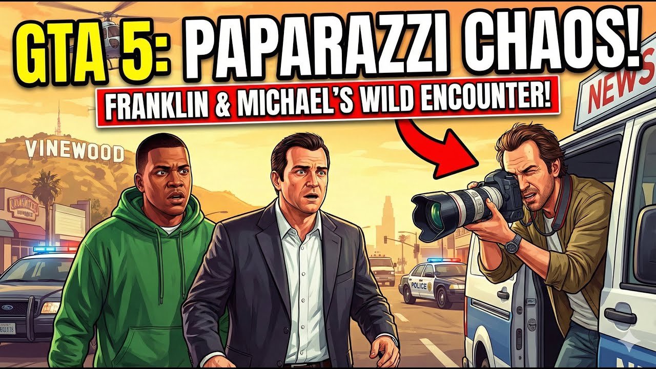 GTA 5 Gameplay- Paparazzi mission