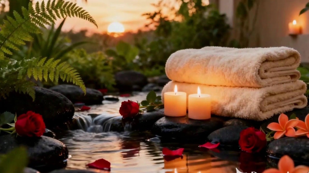 Relaxing Spa Music 🌼 Stress Relief Music, Insomnia Cure, Heal Stressed Mind,Sleep Water Magic